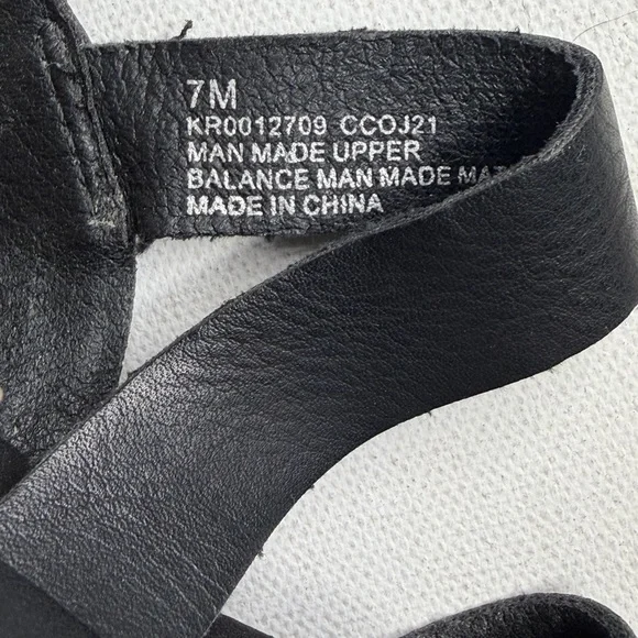 Korks black strappy high heel sandal with stud detail - Picture 11 of 11